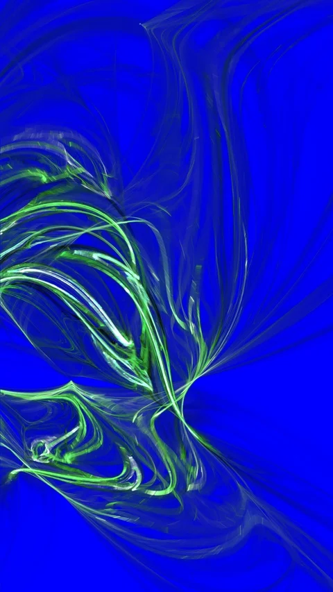 HD Abstract fractal forms morph and oscillate (Loop) Stock Footage 108135629