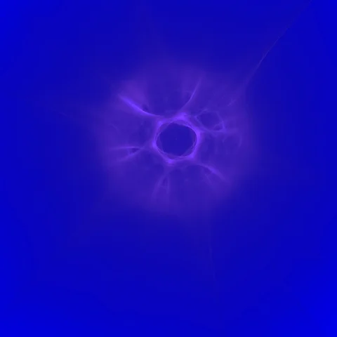 HD Abstract fractal forms morph and oscillate (Loop) Stock Footage 108163426