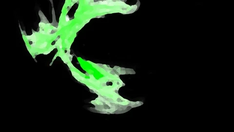 HD Abstract fractal forms morph and oscillate (Loop) Video stock 108197659