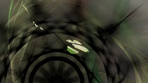 HD Abstract fractal forms morph and oscillate (Loop) Stock Footage 108245644