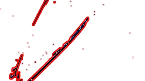 HD Abstract fractal forms morph and oscillate (Loop) Video stock 108323229