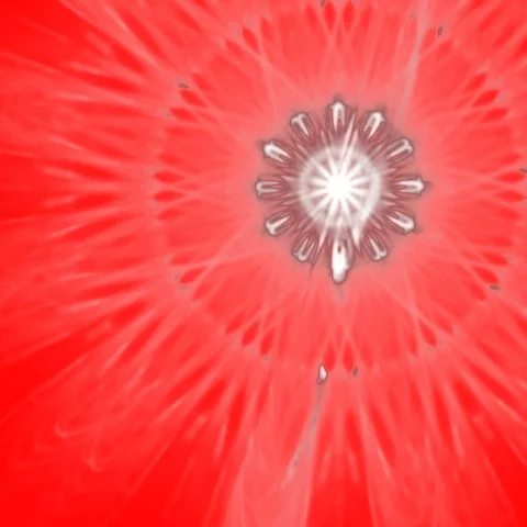 HD Abstract fractal forms morph and oscillate (Loop) Stock Footage 108372341