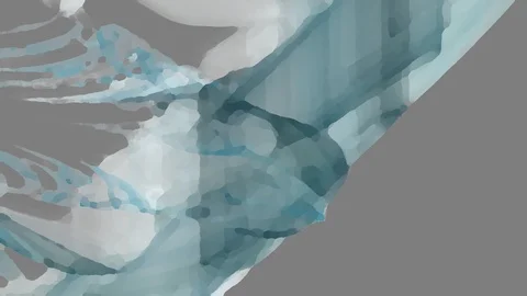 HD Abstract fractal forms morph and oscillate (Loop) Video stock 108398195