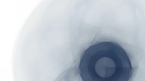 HD Abstract fractal forms morph and oscillate (Loop) Vídeos de archivo 108429360