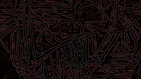 HD Abstract fractal forms morph and oscillate (Loop) Vídeos de archivo 108454175