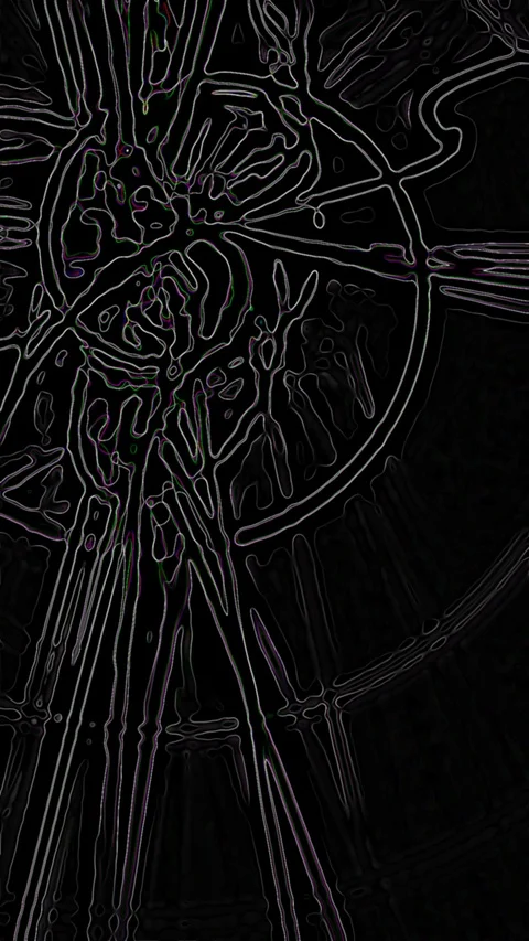 HD Abstract fractal forms morph and oscillate (Loop) 스톡 동영상 108456589