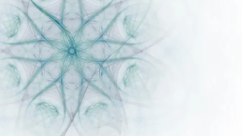 HD Abstract fractal forms morph and oscillate (Loop) Stock Footage 108460813