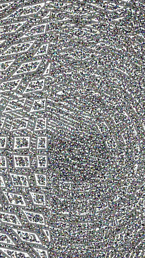 HD Abstract fractal forms morph and oscillate (Loop) Vídeos de archivo 108519858