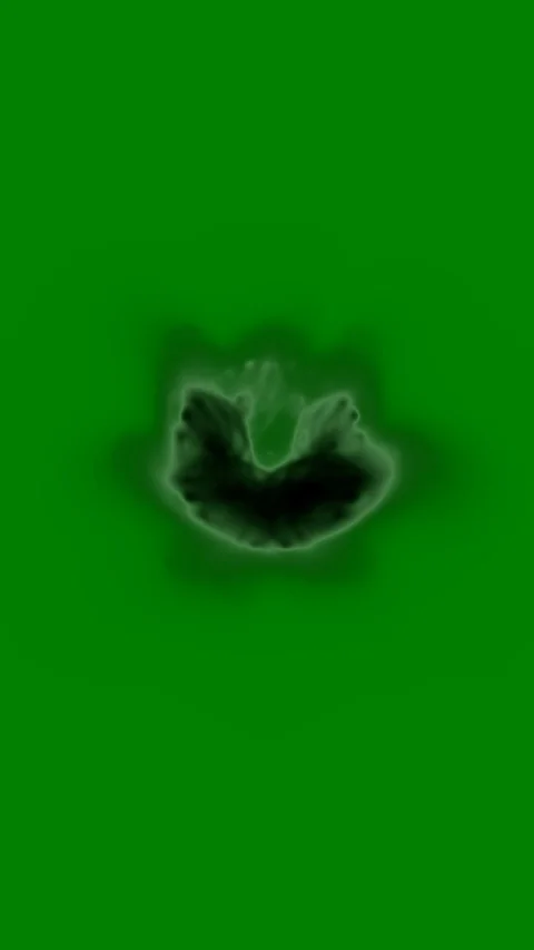 HD Abstract fractal forms morph and oscillate (Loop) Stock Footage 108532317