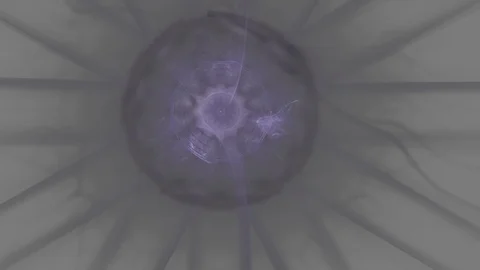 HD Abstract fractal forms morph and oscillate (Loop) Stock Footage 108567751