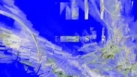 HD Abstract fractal forms morph and oscillate (Loop) 스톡 동영상 108580510