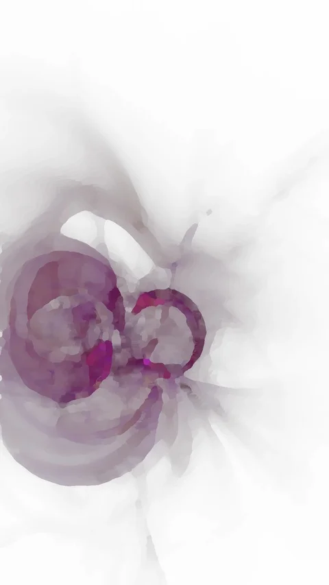 HD Abstract fractal forms morph and oscillate (Loop) Vidéo 108606186