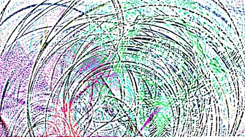 HD Abstract fractal forms morph and oscillate (Loop) Stock Footage 108607723