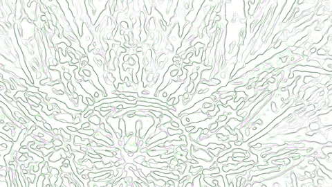 HD Abstract fractal forms morph and oscillate (Loop) Vídeos de archivo 108621739