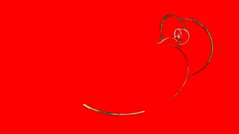 HD Abstract fractal forms morph and oscillate (Loop) Vidéo 108631124