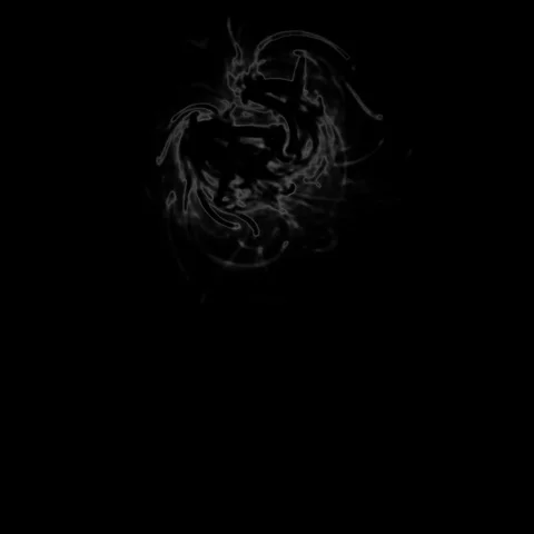 HD Abstract fractal forms morph and oscillate (Loop) Stock Footage 108641589