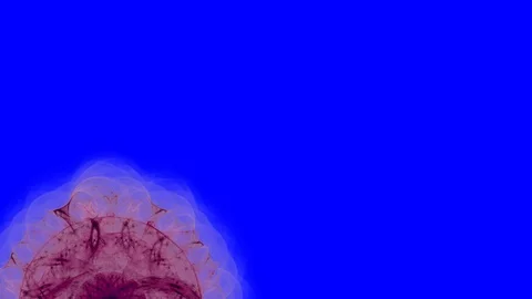 HD Abstract fractal forms morph and oscillate (Loop) Stock Footage 108642630