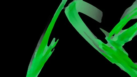 HD Abstract fractal forms morph and oscillate (Loop) Stock Footage 108713244