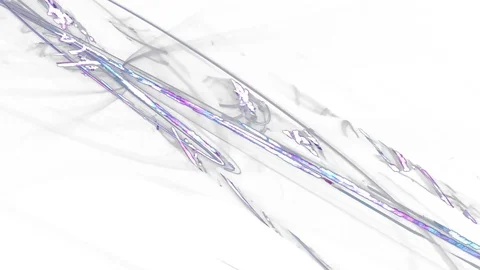 HD Abstract fractal forms morph and oscillate (Loop) Stock Footage 108745725