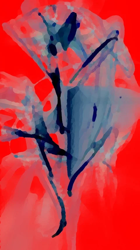 HD Abstract fractal forms morph and oscillate (Loop) Vidéo 108756022