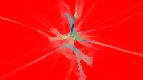 HD Abstract fractal forms morph and oscillate (Loop) Stock Footage 108767475