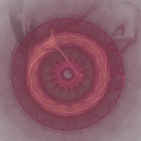 HD Abstract fractal forms morph and oscillate (Loop) Stock Footage 108768516