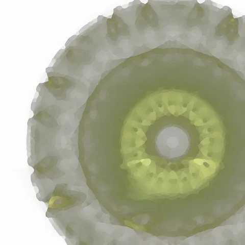 HD Abstract fractal forms morph and oscillate (Loop) 스톡 동영상 108777182