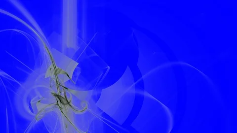 HD Abstract fractal forms morph and oscillate (Loop) 스톡 동영상 108796197