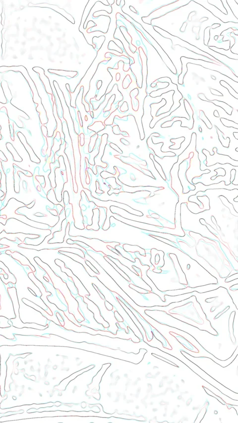 HD Abstract fractal forms morph and oscillate (Loop) Stock Footage 108830586