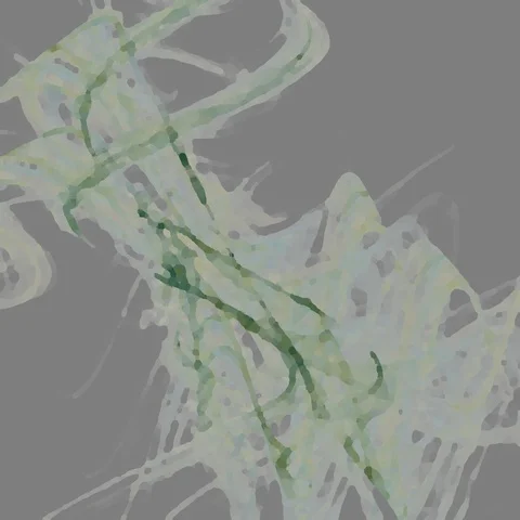 HD Abstract fractal forms morph and oscillate (Loop) Stock Footage 108852623