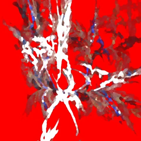 HD Abstract fractal forms morph and oscillate (Loop) Vídeos de archivo 108930187