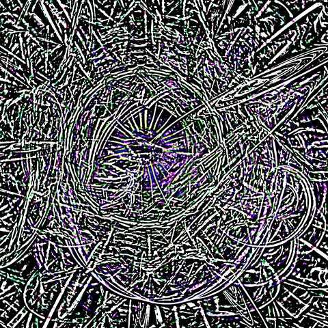 HD Abstract fractal forms morph and oscillate (Loop) Stock Footage 109002927