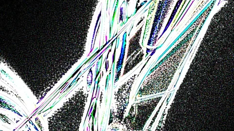 HD Abstract fractal forms morph and oscillate (Loop) Stock Footage 109048798