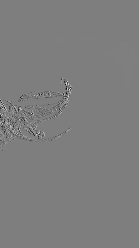 HD Abstract fractal forms morph and oscillate (Loop) Stock Footage 109052659