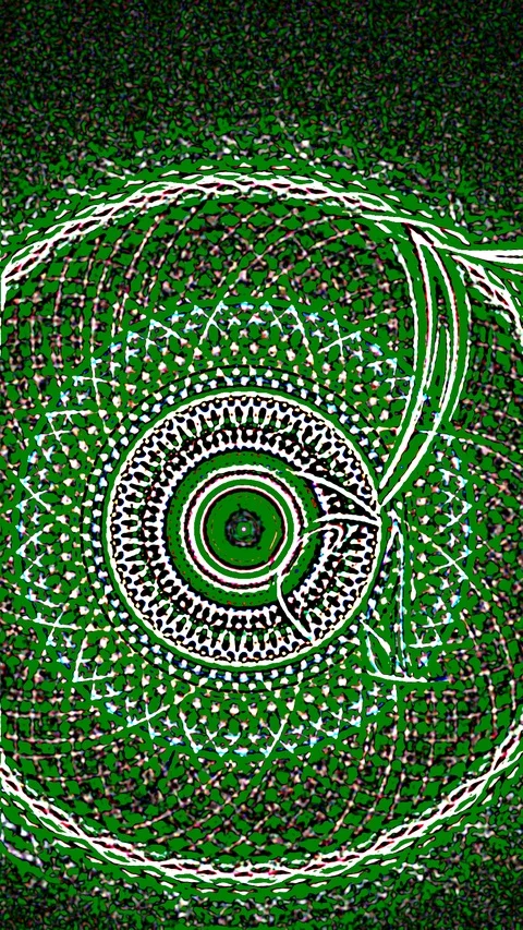 HD Abstract fractal forms morph and oscillate (Loop) Stock Footage 109053801