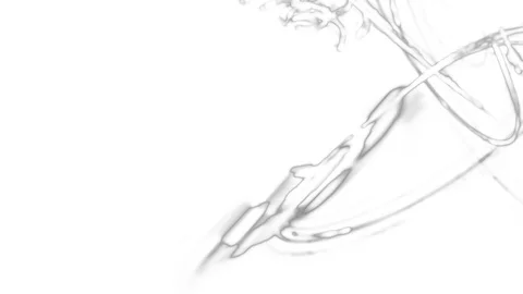 HD Abstract fractal forms morph and oscillate (Loop) Video stock 109070723