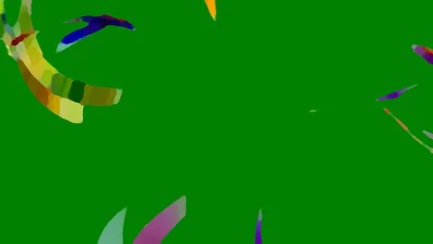 HD Abstract fractal forms morph and oscillate (Loop) Video stock 109072743