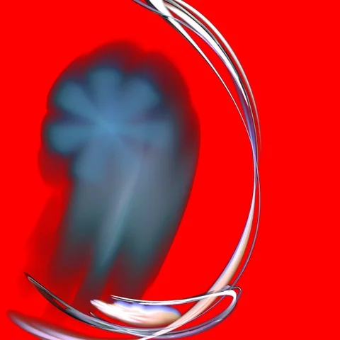 HD Abstract fractal forms morph and oscillate (Loop) 스톡 동영상 109142567