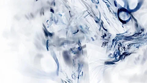 HD Abstract fractal forms morph and oscillate (Loop) 스톡 동영상 109181569