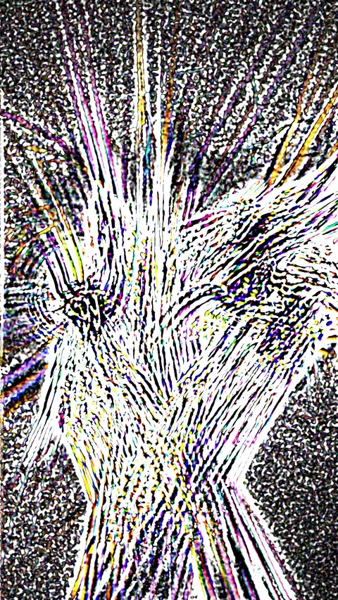 HD Abstract fractal forms morph and oscillate (Loop) Stock Footage 109186106