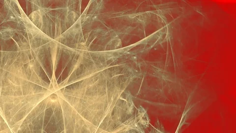 HD Abstract fractal forms morph and oscillate (Loop) Stock Footage 109197387