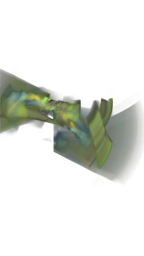 HD Abstract fractal forms morph and oscillate (Loop) Vidéo 109214207