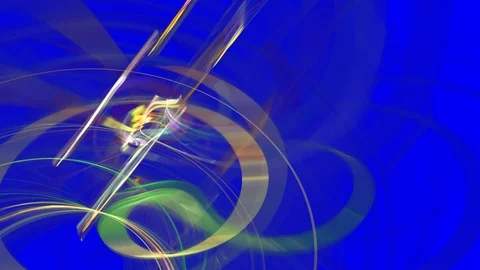 HD Abstract fractal forms morph and oscillate (Loop) Stock Footage 109243015