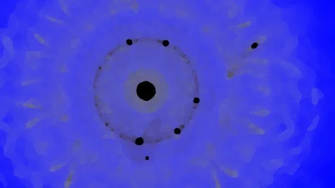 HD Abstract fractal forms morph and oscillate (Loop) Stock Footage 109256611