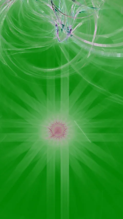 HD Abstract fractal forms morph and oscillate (Loop) Video stock 109288493