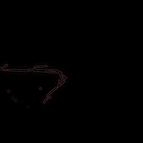 HD Abstract fractal forms morph and oscillate (Loop) Stock Footage 109290184