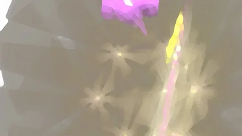 HD Abstract fractal forms morph and oscillate (Loop) Stock Footage 109324474