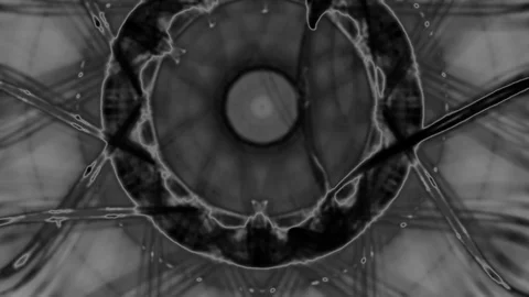 HD Abstract fractal forms morph and oscillate (Loop) Vídeos de archivo 109328565