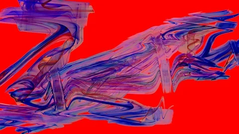 HD Abstract fractal forms morph and oscillate (Loop) Stock Footage 109330022