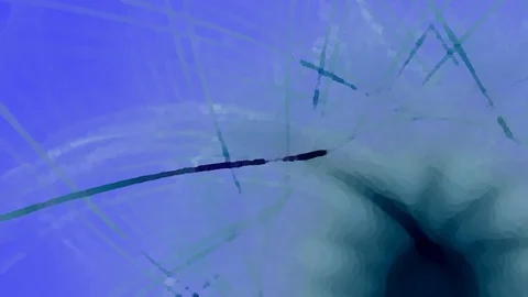 HD Abstract fractal forms morph and oscillate (Loop) Stock Footage 109330373